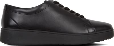 FitFlop Rally sneakers leather ZWART - Maat 42