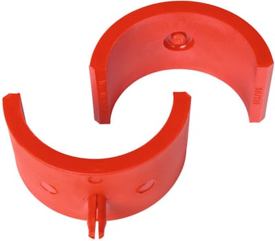 ROTHENBERGER Spanbekkenset voor ROCUT 110 afsteek-/afschuinsysteemgereedschap, 90mm, 2 halve schalen - 55021