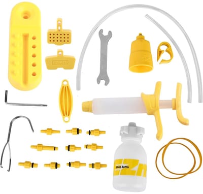 Dailygoods- Schijfrem Bleed Kit Hoge Efficiëntie - Hydraulisch Gereedschap - Mineraal Olie Reparatie - Professionele Monteurs - Weerbestendig Onderhoud - Eenvoudig te Bedienen - Rembleed Kit