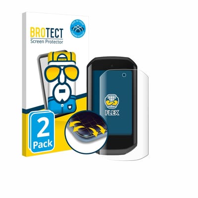 BROTECT - Screenprotector voor Garmin Edge 1050 - Folie Beschermfolie transparant volledig dekking - 2 Stuks