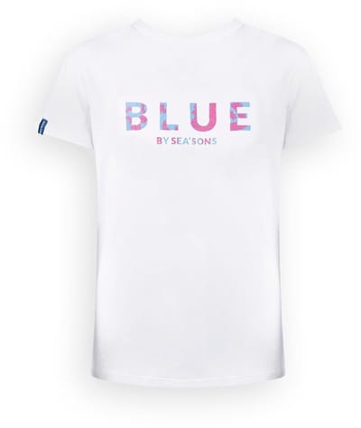 Sea'sons - True color t-shirt - Cherry-Blue - Maat S
