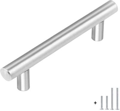 Handgreep RVS Zilver 15 cm – Kastgreep & Meubelhandvat – Voor Keukenkastjes & Lades - incl. montagemateriaal