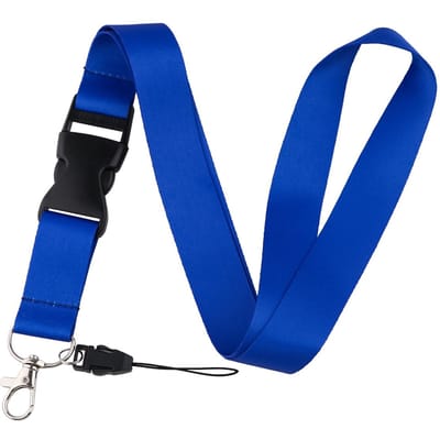 Grijze Nekband Effen Kleur Lanyards voor Sleutel ID-Kaart Gym Mobiele Telefoon Riem USB Badgehouder Mobiele Telefoon Accessoires black