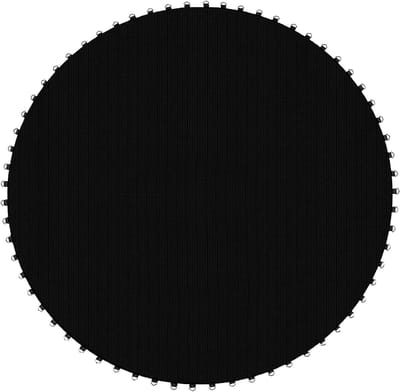 Trampoline Vervangmat - Springmat Onderdeel - Buiten Plezier - Versterkte Veiligheidsstiksels - 37 m Diameter - Zwart
