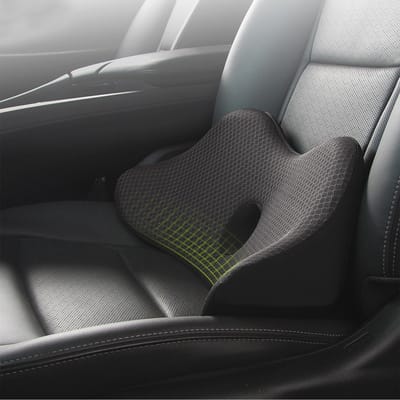 Orthopedisch zitkussen voor auto - Ergonomisch traagschuim stoelkussen voor betere zithouding