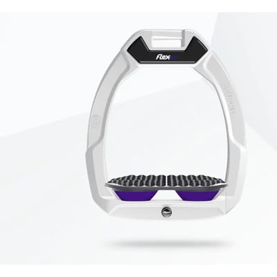 Veiligheid stijgbeugels Endurance Wit/Grijs/Paars Flex-On Safe-On