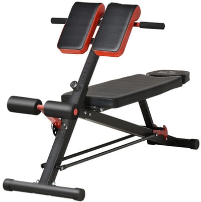 Multi-Halterbank Verstelbaar - Fitnessbank Schuine Bank Buiktrainer - Zwart - 64 x 146 x 73,5-85 cm - Voor Effectieve Training - Tot 120 kg