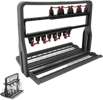 Vaatwasser Wijnglazen Rek - Opvouwbare Houder - Keuken Opruiming - Voor 8 Glazen - 34 x 26 cm