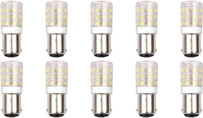 SPL Ba15d LED Lamp 3W - Neutraal Wit - 250lm - LED Buislamp T18 - 10 Stuks