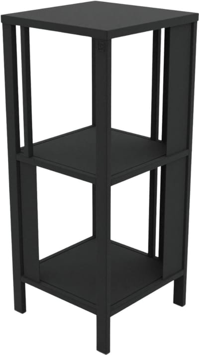 Steellish Column Divider Zuil - Plantenzuil - Kast - Zwart - Metaal - 50x50x105cm