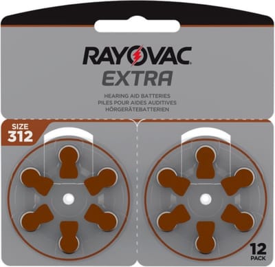 Rayovac Extra P312 voordeelverpakking