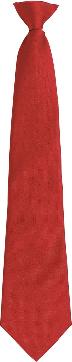 Stropdas Heren One Size Premier Red 100% Polyester