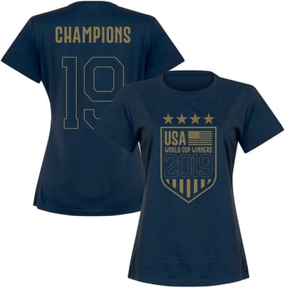 Verenigde Staten WK Winnaars 2019 T-Shirt - Navy - S