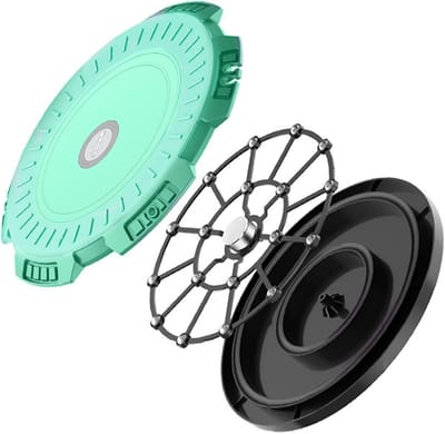 Buik Twister Schijf - Taille Vormer Plaat - Lichaamsvorming Fitness - Schokabsorberend Design - 28 cm Diameter - Groen