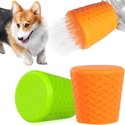 longziming - Draagbare buitendouche - Douchekop - Huisdieren douche - 2 stuks - Siliconen - Universeel voor 0,5-2L flessen - UV-bestendig - Voor honden en outdoor