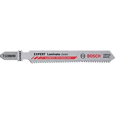 BOSCH decoupeerzaagblad T 128 BHM, voor laminaat & HPL, totale lengte 92 mm, tandsteek 1,8 mm, T-as, 3 stuks