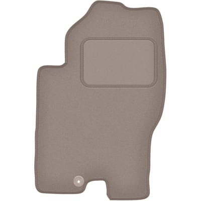 Beige bestuurdersmat voor: Nissan Pathfinder 7-zits (vóór facelift) (2005-2010)