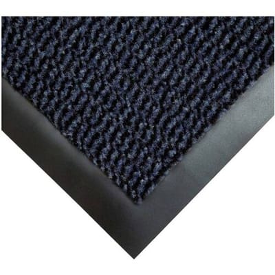 COBA Europe VP010208C Vyna-Plush Vuilopvangmat (Stukgoed) Zwart, Blauw