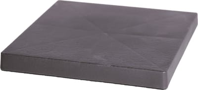 Prosperplast Plantenonderzetter/multiroller - vierkant - antraciet - kunststof - 30 cm