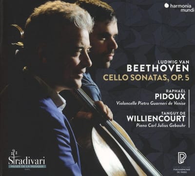 Raphaël Pidoux & Tanguy De Williencourt - Beethoven: Cello Sonatas Op. 5 (CD)