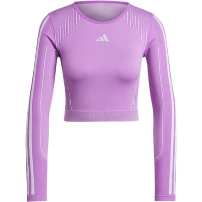 T-Shirt Lange Mouw adidas T-shirt manches longues Knit coupe ajustée femme