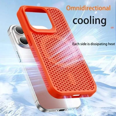 Koelend Warmteafvoerend Telefoonhoesje Voor iPhone 17 16 15 14   11 Pro Max Plus Ademend Harde Achterkant Magnetische Cover Voor Magsafe For iPhone 16