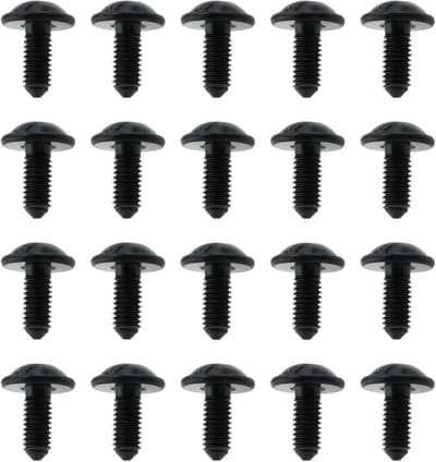 Lord of the Tools 20PCS M6 x15 Anchor Plate Cover Plate Brake Torx Head Screw Carbon Steel Auto Body Bracket Fixing Screw Compatible with VW Compatible with Audi