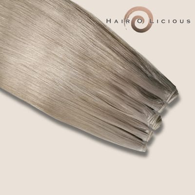 Genius Weft | Europees Haar | #Silver, Lengte-30cm/12", Gewicht-20 gram