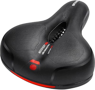 Dailygoods- Fietszadel Ergonomisch - Waterdicht Gelschuim - Antislip en Ademend - Schokdempend - Reflecterende Band - Ultiem Comfort - Fietsstoel