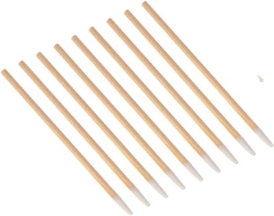 Houten Wattenstaafjes - Puntige Wattenstaafjes - Make-up Aanbrengen - Effen Punt - 100 Stuks - Beige