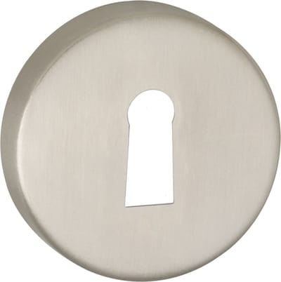 Impresso rond rozet - Klaviersleutel - RVS geborsteld