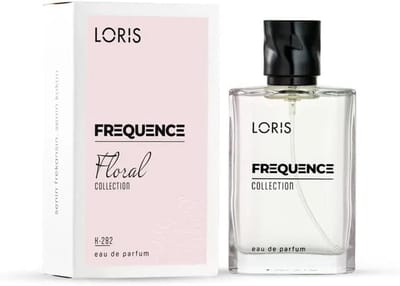 Loris Parfum Frequence Oriental - 282 - Damesparfum - 50ML - Eau de Parfum - Geurnoten: bloemig, fruitig. Inhoud: lychee, nootmuskaat, vanille, vetiver, muskus.