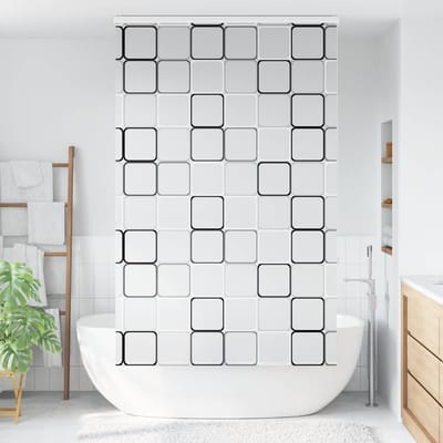 vidaXL - Doucherolgordijn - met - cassette - 140x240 - cm - stofbreedte - 136 - cm