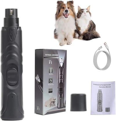 Daity Een oplaadbare nagelslijper voor huisdieren, geschikt voor grote, middelgrote en kleine honden. Stil en zacht, ideaal voor het knippen van puppynagels. Werkt ook als nagelslijper voor katten en als nagelknipper voor honden (zwart).