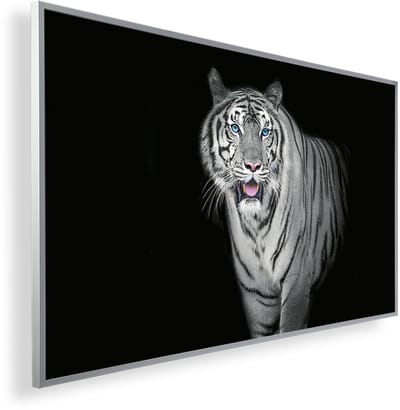Infrarood Verwarmingspaneel 450W met fotomotief en Smart Thermostaat (5 jaar Garantie) - Tiger zwart wit 72