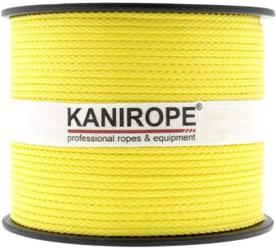 PP Touw - Polypropyleen Gevlochten Touw - Knutselen Bevestigen - Waterdicht Geurloos - 2 mm 100 m - Geel