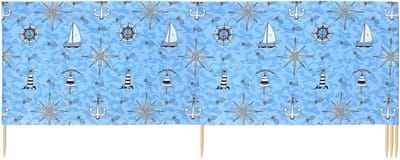 Garronda 4m Strand Windscherm Met Stokken - Windscherm Strand – Windscherm – Camping – Zee-64 - LA-EX-Wb-4m