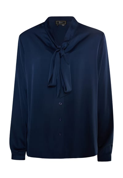 Faina sjaal blouse Dames marine