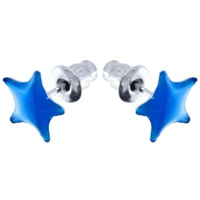 Bijoux by Ive® - Oorknopjes - Ster - Blauw