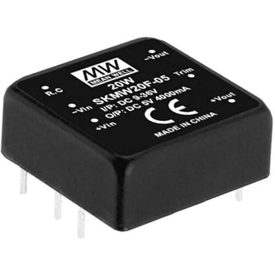 MEAN WELL SKMW20F-12 DC/DC-converter 1.67 A 20 W Aantal uitgangen: 1 x Inhoud 1 stuk(s)