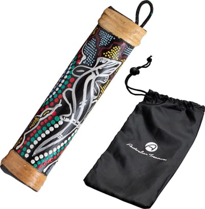 Rainstick 20cm painted