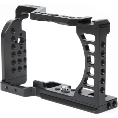 Aluminiumlegering Camera Video Kooi Schietverlenging Schietbeugel voor Sony A7C Camera black