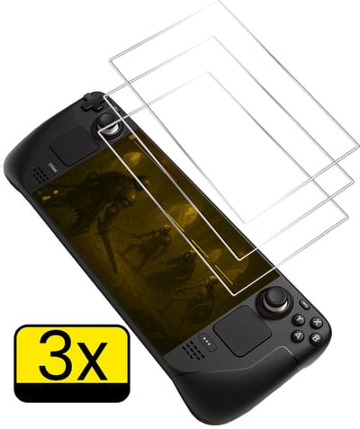 Screenprotector - Geschikt voor Steam Deck OLED - Screenprotector Gehard Glas Beschermglas - 3 Stuks