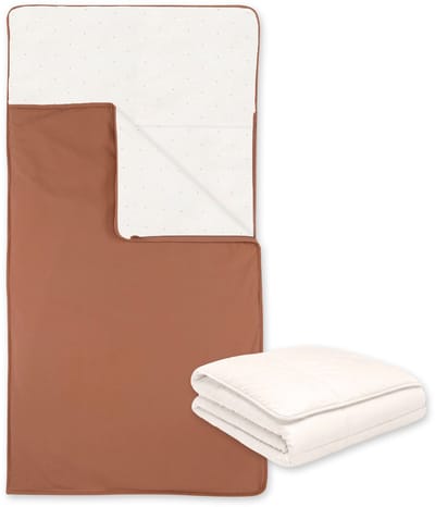 BEMINI Kinderslaapzak - Camping Bag 70x140cm - TOG 1-3 - 4 seizoenen comfort - Moka