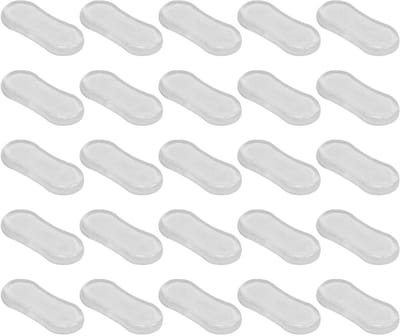 Toiletbril Stootkussens - Dempingspads Geluidreducerend - Bescherming Geluidsreductie - Zelfklevende Toepassing - 25 Stuks - Transparant