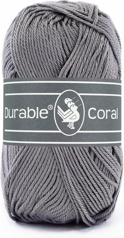 Durable Coral - 2235 ash - Gemerceriseerd Katoen Garen