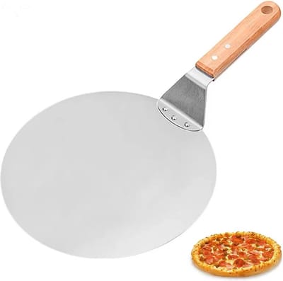 JGS ® Pizzaspatel met Lang Handvat en Aluminium Ontwerp voor Veilig Gebruik