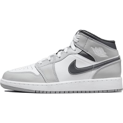 Nike Air Jordan 1 Mid, Light Smoke Grey Anthracite, 554725-078, EUR 35.5