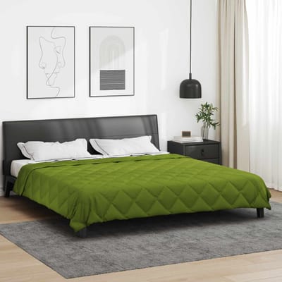 vidaXL - Zomer - Deken - 200 - x - 200 - cm - Zomer - 200 - gsm - Groen