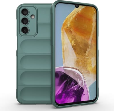 Coverup Hoesje - Geschikt voor Samsung Galaxy M15 Hoesje - Coverup Hands-On Rugged Back Cover - Groen